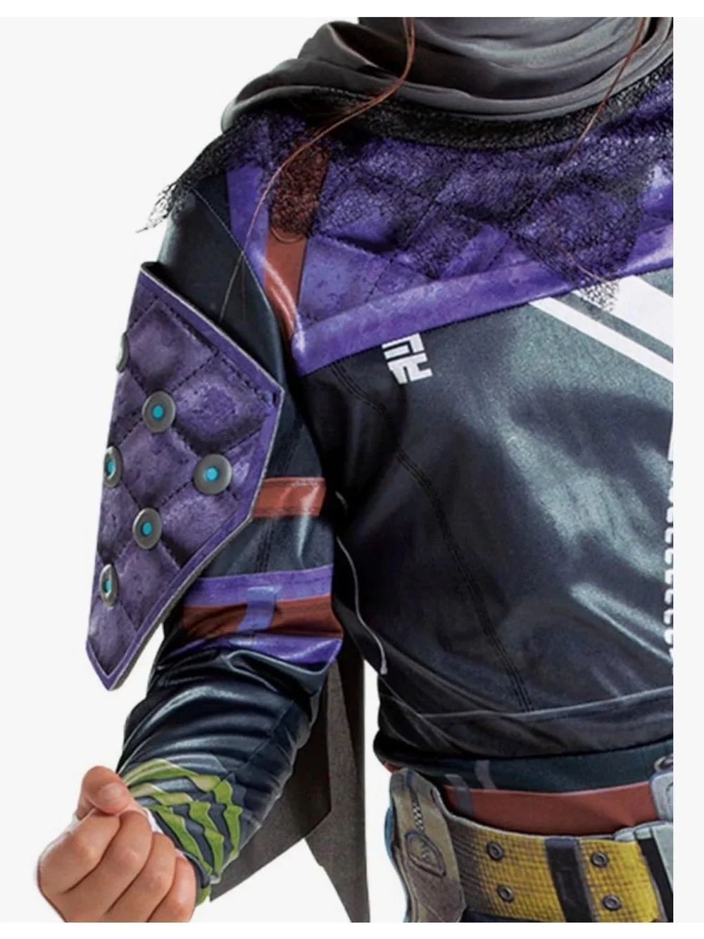 Apex, Legends Wraith Costume, Kids, Size Medium 7-8,Official Deluxe Apex Costume